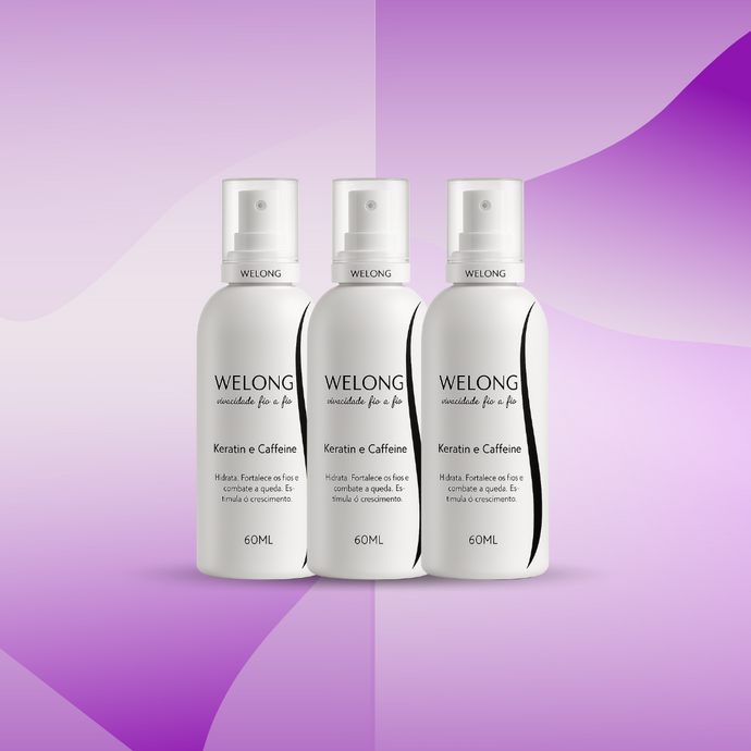 3 UNIDADES TÔNICO WELONG HAIR