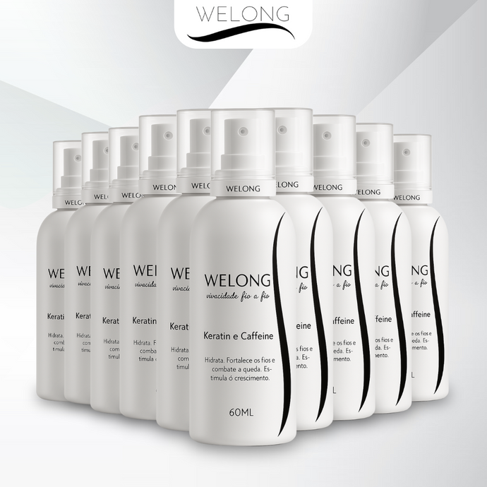 10 Unidades Tônico Capilar Welong Hair